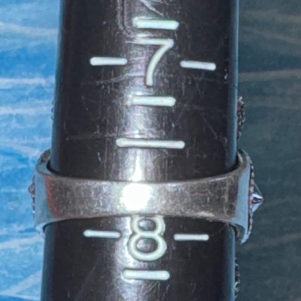 Silver Lapis Lazuli Silver Ring - image 8